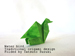 alt : Photo Origami Water bird, Traditional design, Folded by Tatsuto Suzuki
